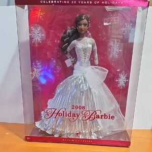 Barbie Holiday Collector Doll - Silver and White Elegance
